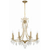 Crystorama Cedar 28'' Chandelier in Vibrant Gold - Additional View