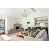 Crystorama Cedar 28'' Chandelier in Vibrant Gold - Lifestyle View