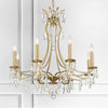 Crystorama Cedar 28'' Chandelier in Vibrant Gold - Lifestyle View