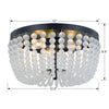 600-MK Rylee 3 Light Flush Mount | Dimensions Image