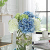 Providence Bouquet Hydrangea Flower Arrangement in Clear Glass Vase - Alternate Image