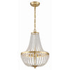 Crystorama Rylee 14'' Chandelier in Antique Gold - Additional View