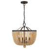 604-FB Rylee 4 Light Chandelier | Main Image