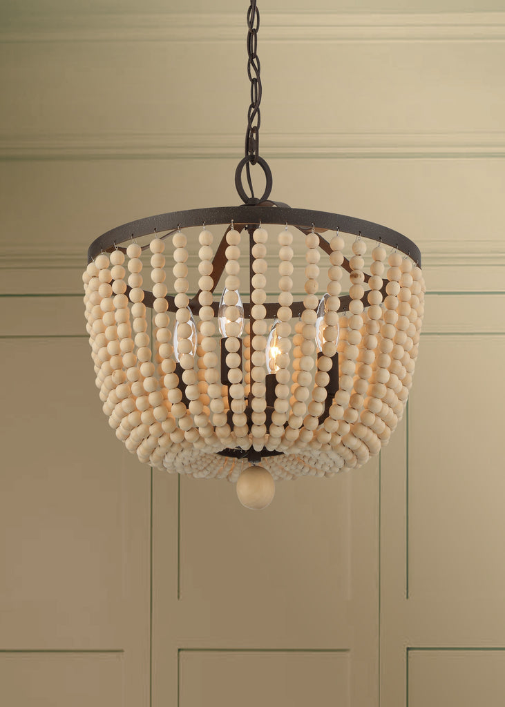 604-FB Rylee 4 Light Chandelier | Lifestyle Image