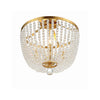 Crystorama Rylee 16.5'' Semi Flush Mount in Antique Gold - Additional View