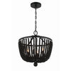 Crystorama Rylee 16.5'' Chandelier in Matte Black - Additional View