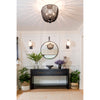 Crystorama Rylee 16.5'' Chandelier in Matte Black - Lifestyle View