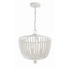 Crystorama Rylee 16.5'' Chandelier in Matte White - Additional View
