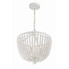 Crystorama Rylee 16.5'' Chandelier in Matte White - Additional View