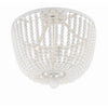 Crystorama Rylee 16.5'' Semi Flush Mount in Matte White - Additional View