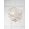 Crystorama Rylee 16.5'' Chandelier in Matte White - Lifestyle View