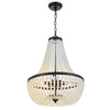 Crystorama Rylee 18.75'' Chandelier in Matte Black - Additional View