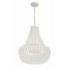 Crystorama Rylee 18.75'' Chandelier in Matte White - Additional View