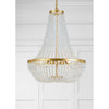 Crystorama Rylee 24.75'' Chandelier in Antique Gold - Lifestyle View