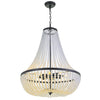 Crystorama Rylee 24.75'' Chandelier in Matte Black - Additional View