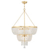 Crystorama Rylee 24.75'' Chandelier in Antique Gold - Additional View