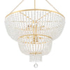 Crystorama Rylee 32'' Chandelier in Antique Gold - Additional View
