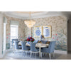 Crystorama Rylee 32'' Chandelier in Antique Gold - Lifestyle View