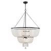 Crystorama Rylee 32'' Chandelier in Matte Black - Additional View