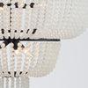 Crystorama Rylee 32'' Chandelier in Matte Black - Additional View