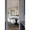 Crystorama Rylee 32'' Chandelier in Matte Black - Lifestyle View