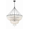 Crystorama Rylee 48.5'' Chandelier in Matte Black - Additional View