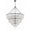 Crystorama Rylee 60'' Chandelier in Matte Black - Additional View