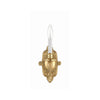 Crystorama Marlowe 5'' Sconce in Polished Brass - Additional View
