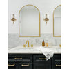 Crystorama Lexsi 8'' Sconce in Olde Brass - Lifestyle View