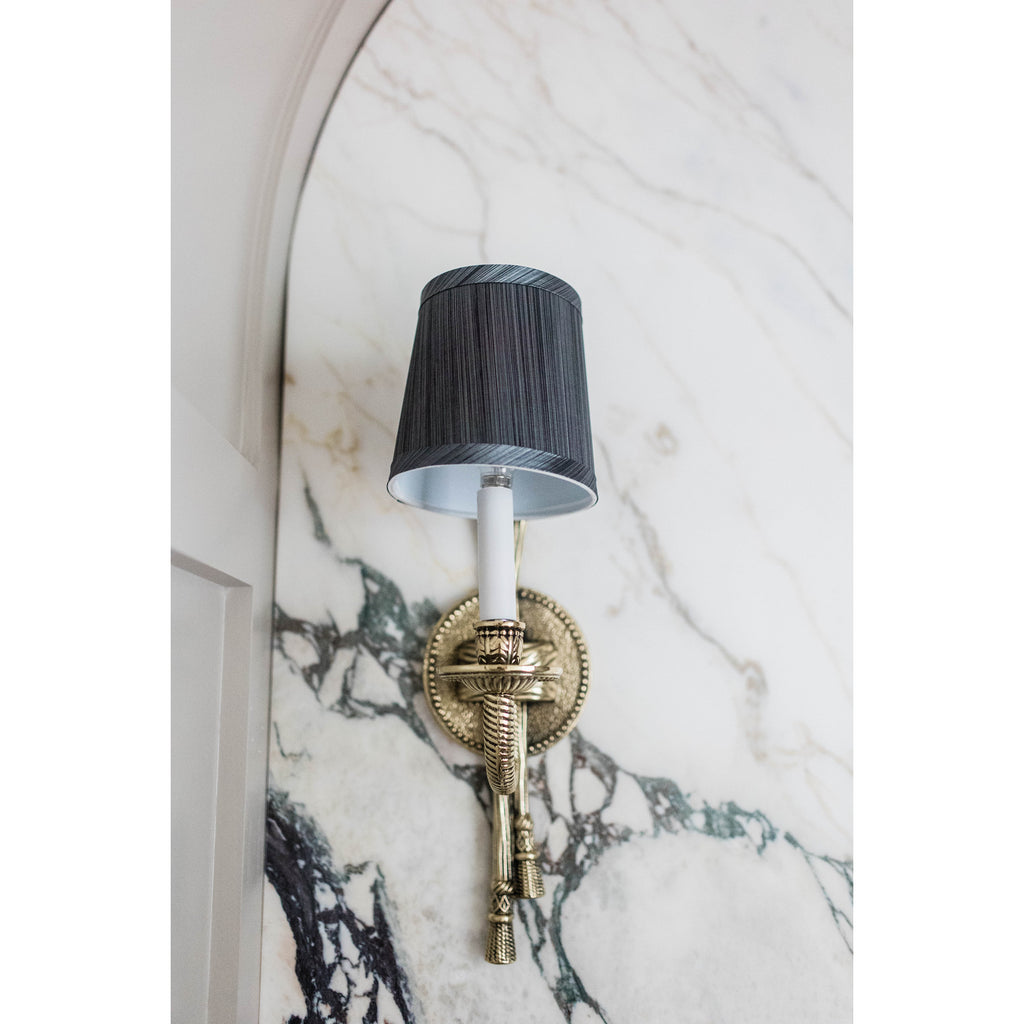 Crystorama Lexsi 4.5'' Sconce in Olde Brass - Lifestyle View