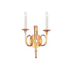Crystorama Crystorama 11" Sconce in Polished Brass - Front View