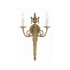 Crystorama Loxley 12.75'' Sconce in Matte Brass - Additional View