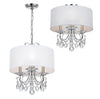 Crystorama Othello 14'' Chandelier in Polished Chrome - Additional View