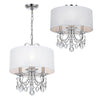 Crystorama Othello 14'' Chandelier in Polished Chrome - Additional View