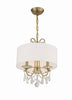 Crystorama Othello 14'' Chandelier in Vibrant Gold - Additional View