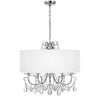 Crystorama Othello 24'' Chandelier in Polished Chrome - Additional View