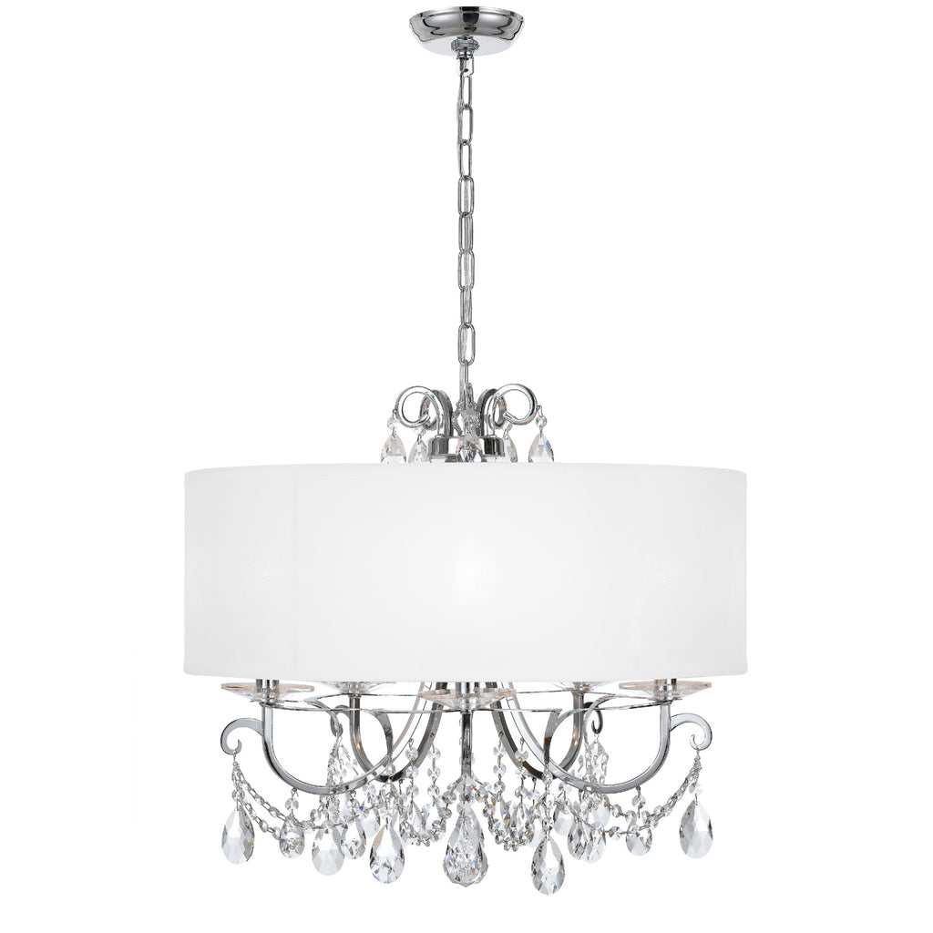 Crystorama Othello 24'' Chandelier in Polished Chrome - Additional View