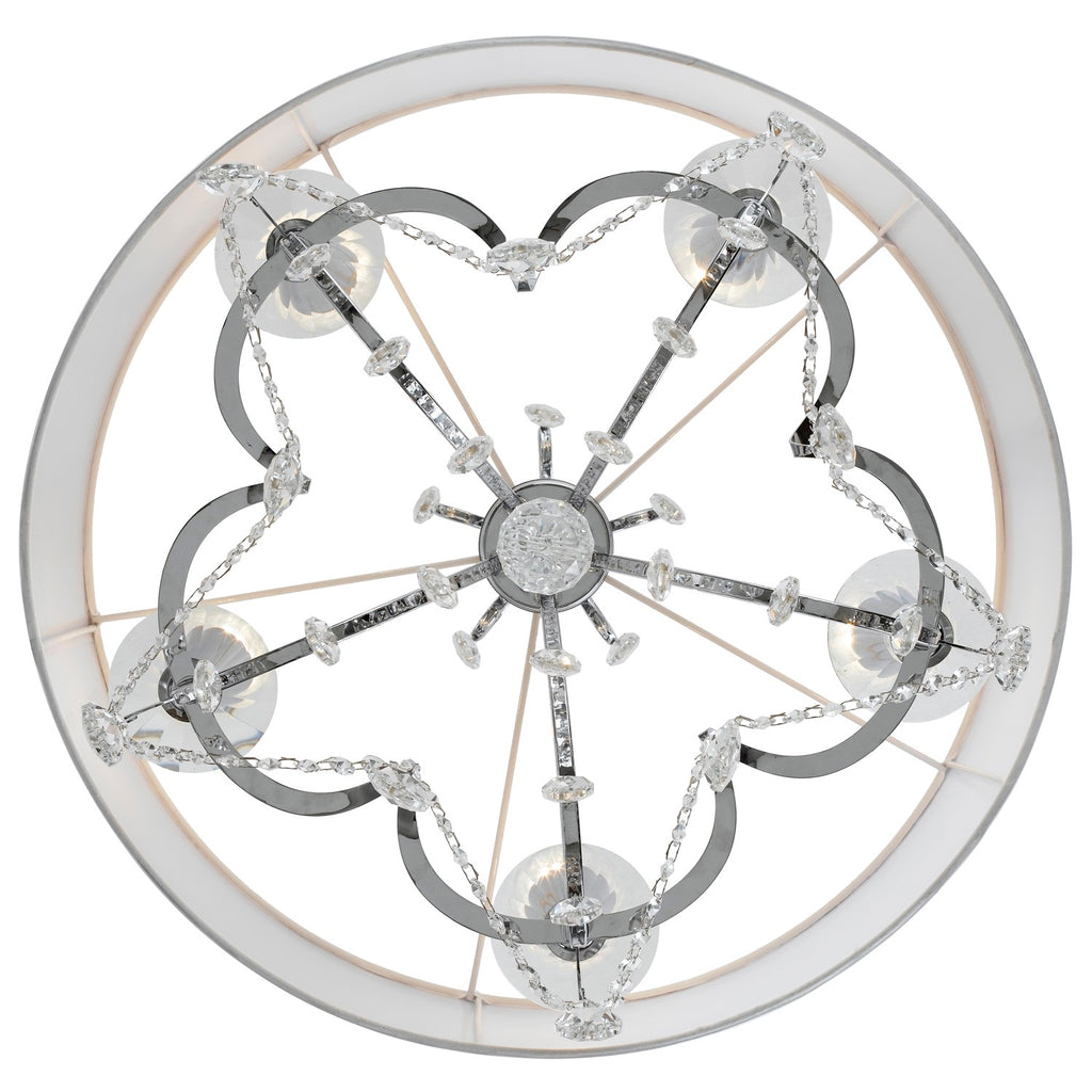 Crystorama Othello 24'' Chandelier in Polished Chrome - Additional View