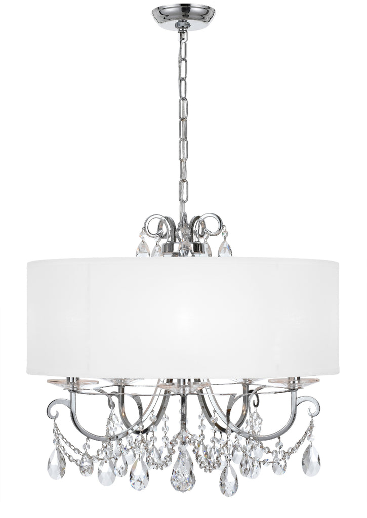 Crystorama Othello 24'' Chandelier in Polished Chrome - Additional View