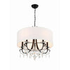 Crystorama Othello 24'' Chandelier in Matte Black - Additional View