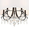 Crystorama Othello 24'' Chandelier in Matte Black - Additional View
