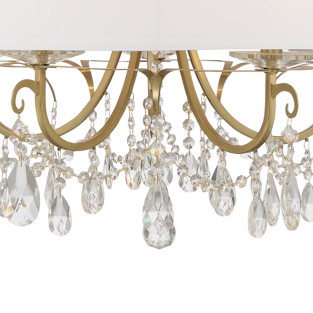 Crystorama Othello 24'' Chandelier in Vibrant Gold - Additional View