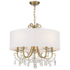 6625-VG-CL-SAQ Othello 5 Light Chandelier | Main Image