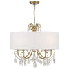 Crystorama Othello 24'' Chandelier in Vibrant Gold - Additional View