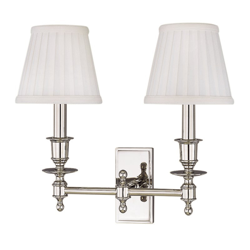 6802-AGB Ludlow 2 Light Sconce Main Image