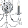 Crystorama Swarovski 14" Sconce in Polished Chrome - Additional View