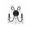 Crystorama-OPEN-BOX Othello 2 Light Sconce in Matte Black - Front View