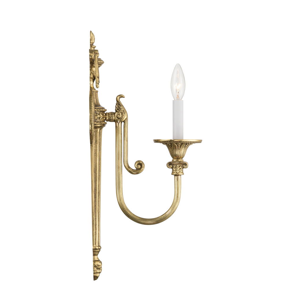 Crystorama Langley 4.75'' Sconce in Olde Brass - Additional View