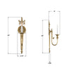 7001-OB Langley 4.75'' Sconce | Dimensions Image