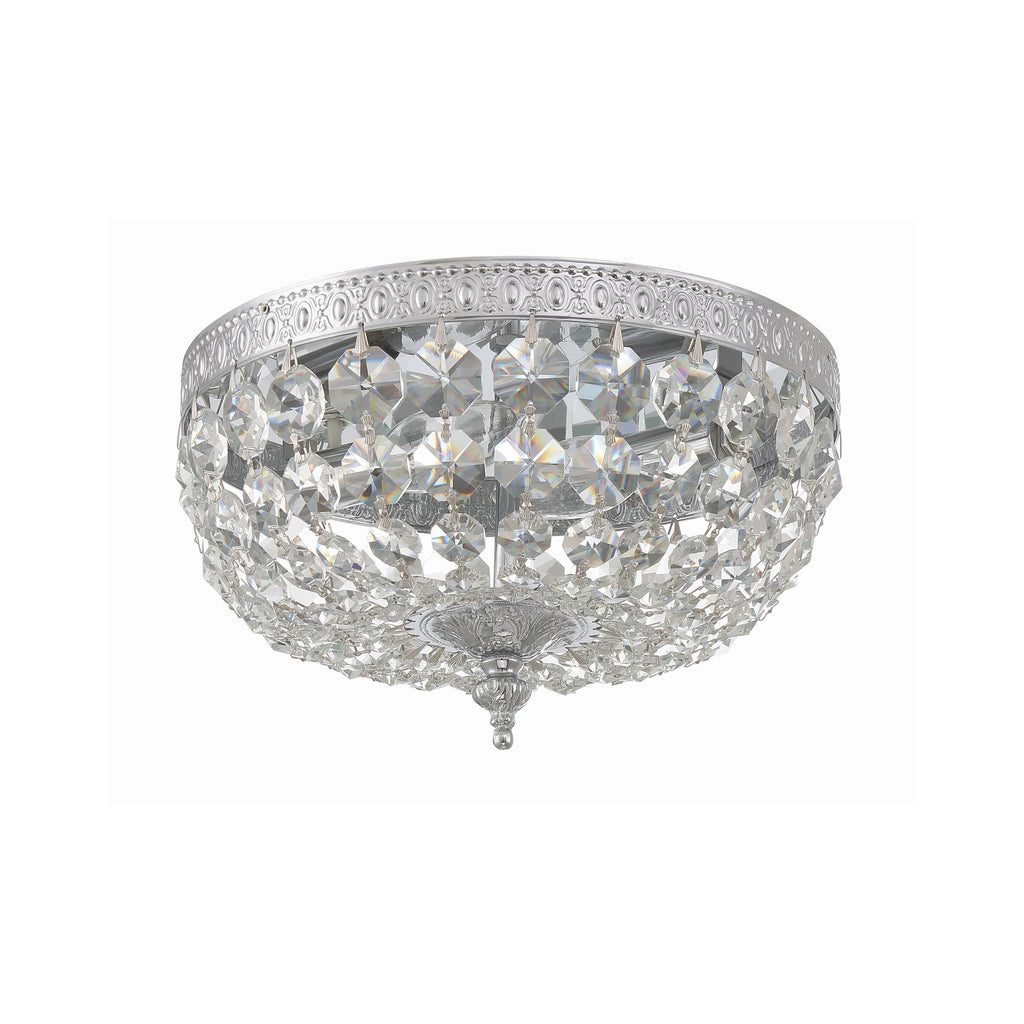 Crystorama Waltham 10'' Flush Mount in Polished Chrome - Additional View